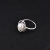 Női ezüst gyűrű gyönggyel díszítve " Az élet körei"